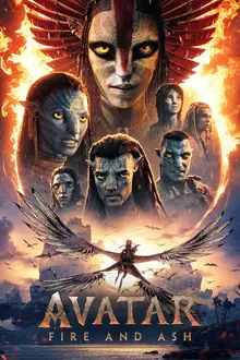 Cartel de Avatar: Fire and Ash, disponible en la videoteca de M3U IPTV